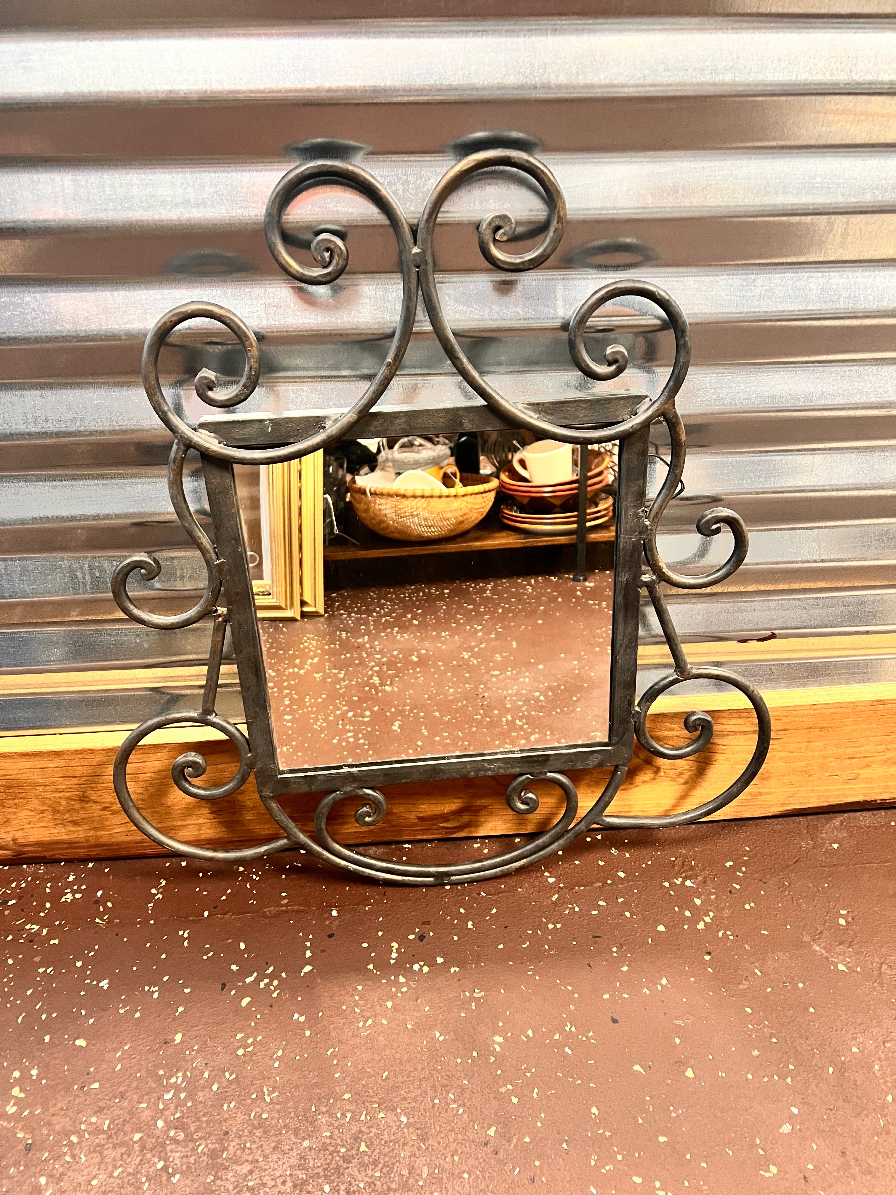 Wrought Iron Mirror
