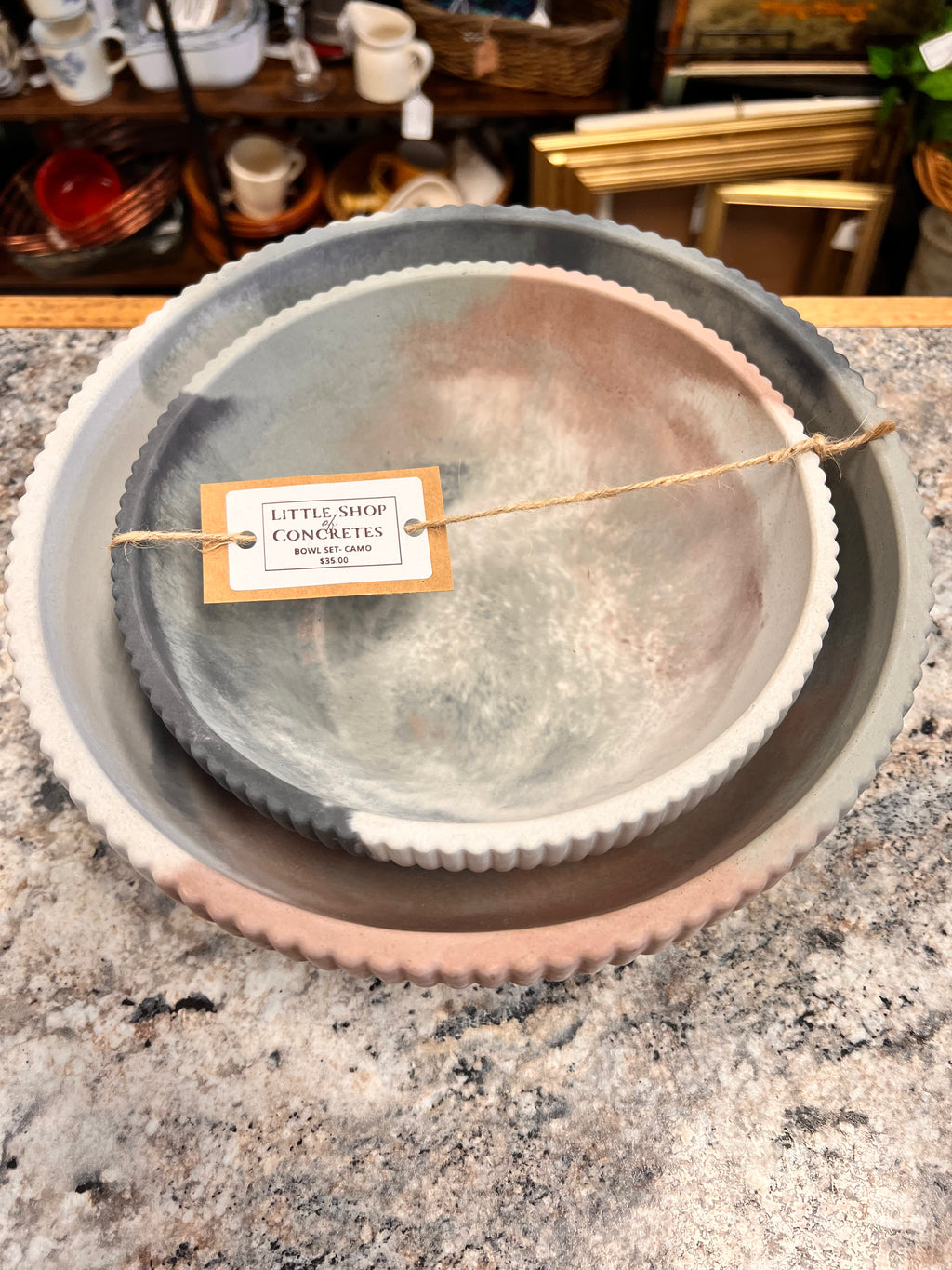 Concrete Bowl Set