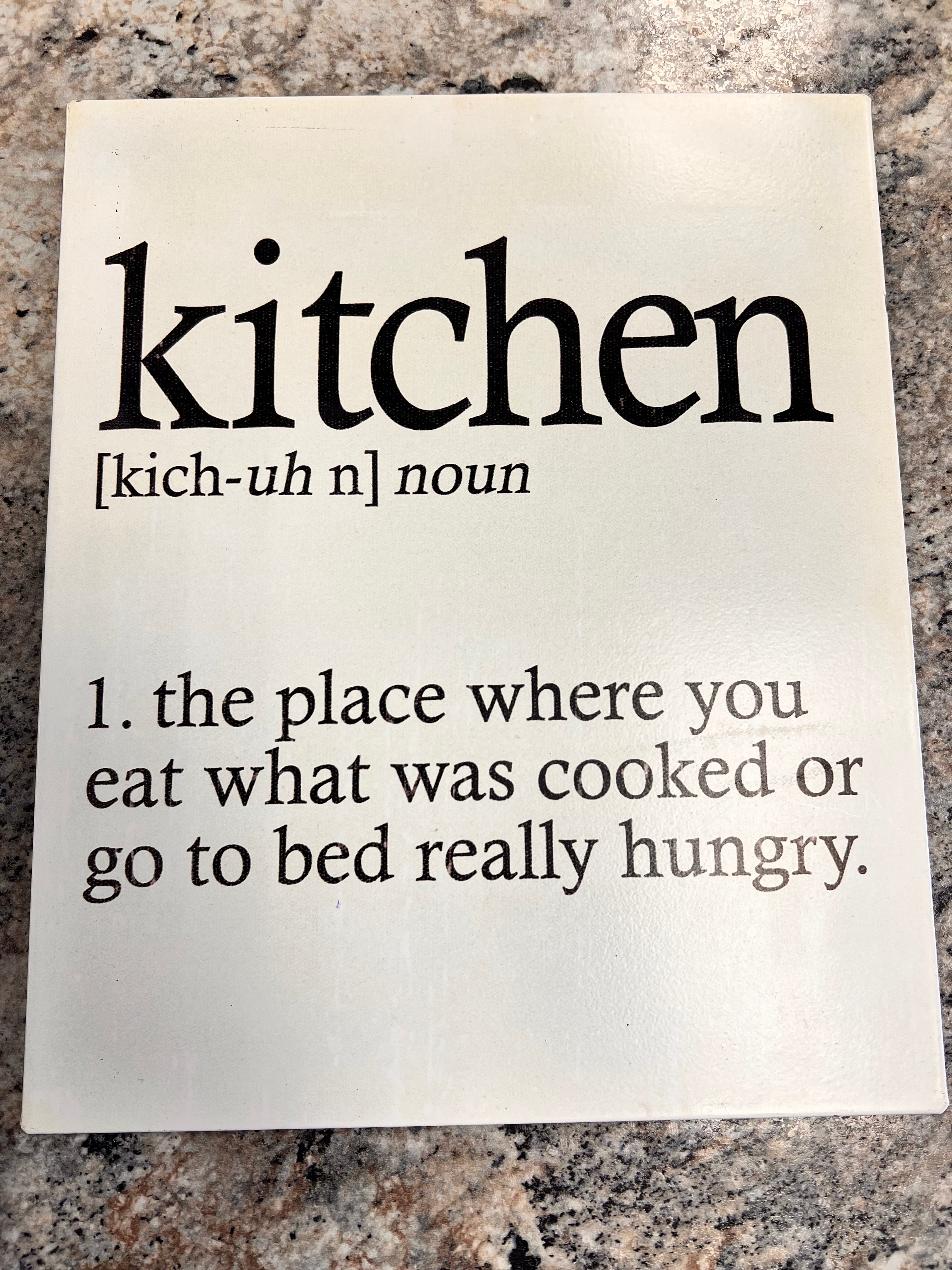 Kitchen Sign