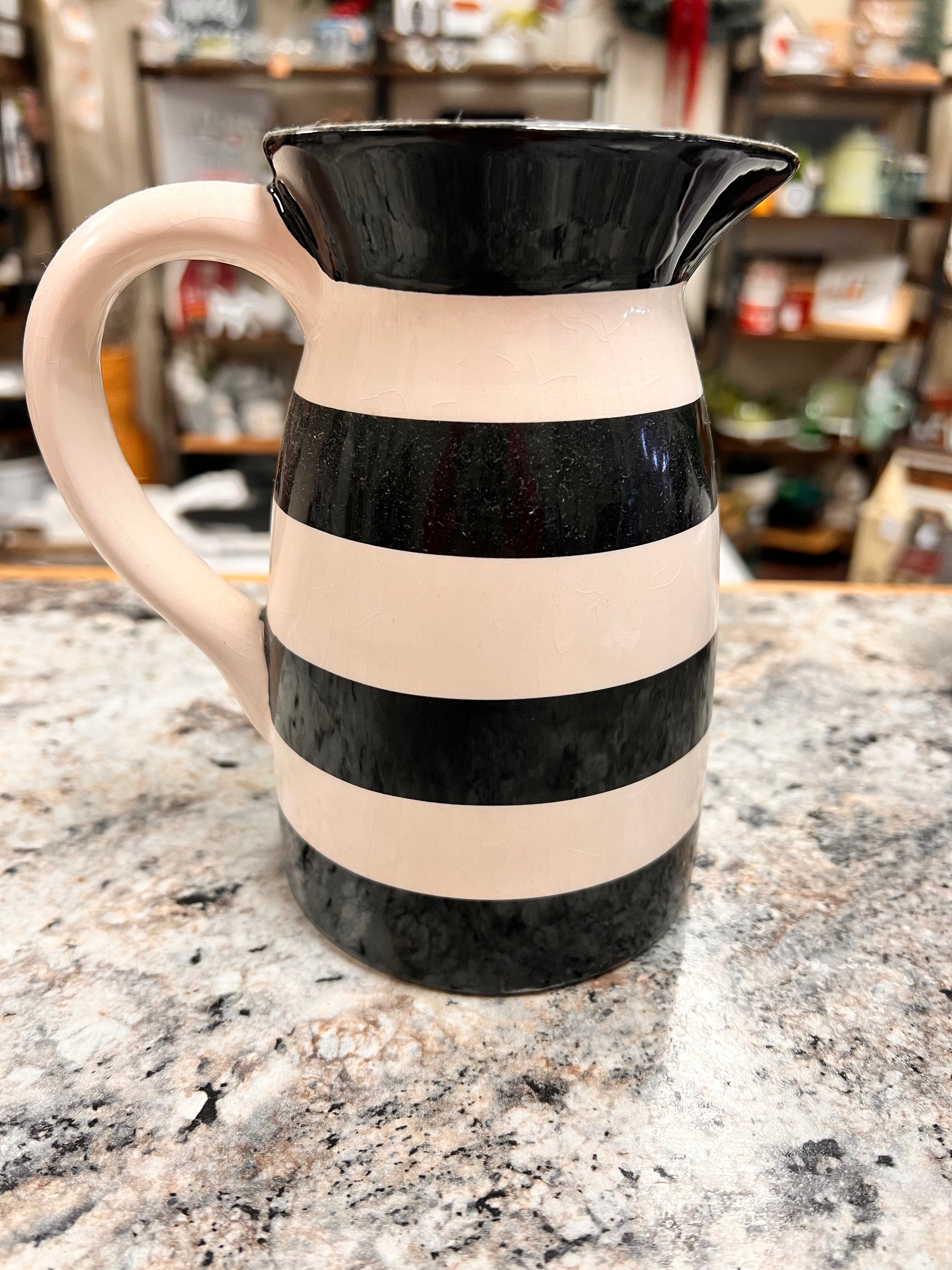 Striped Pitcher