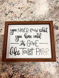 Toilet Paper Sign