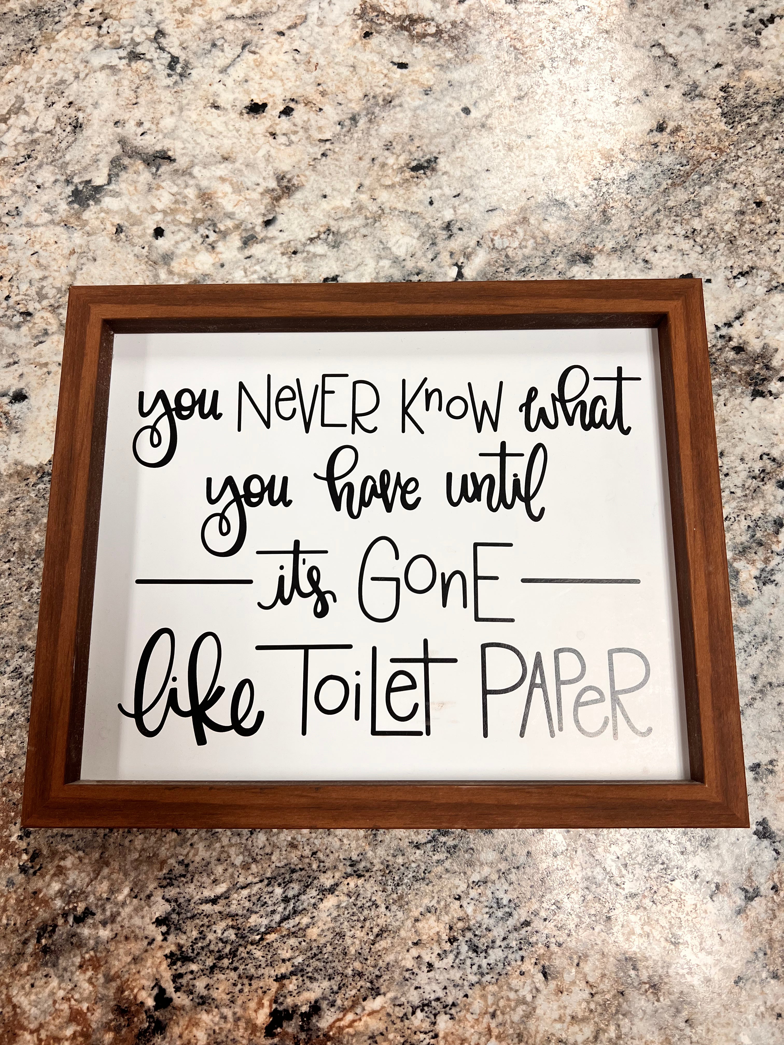 Toilet Paper Sign