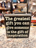 Greatest Gift Sign
