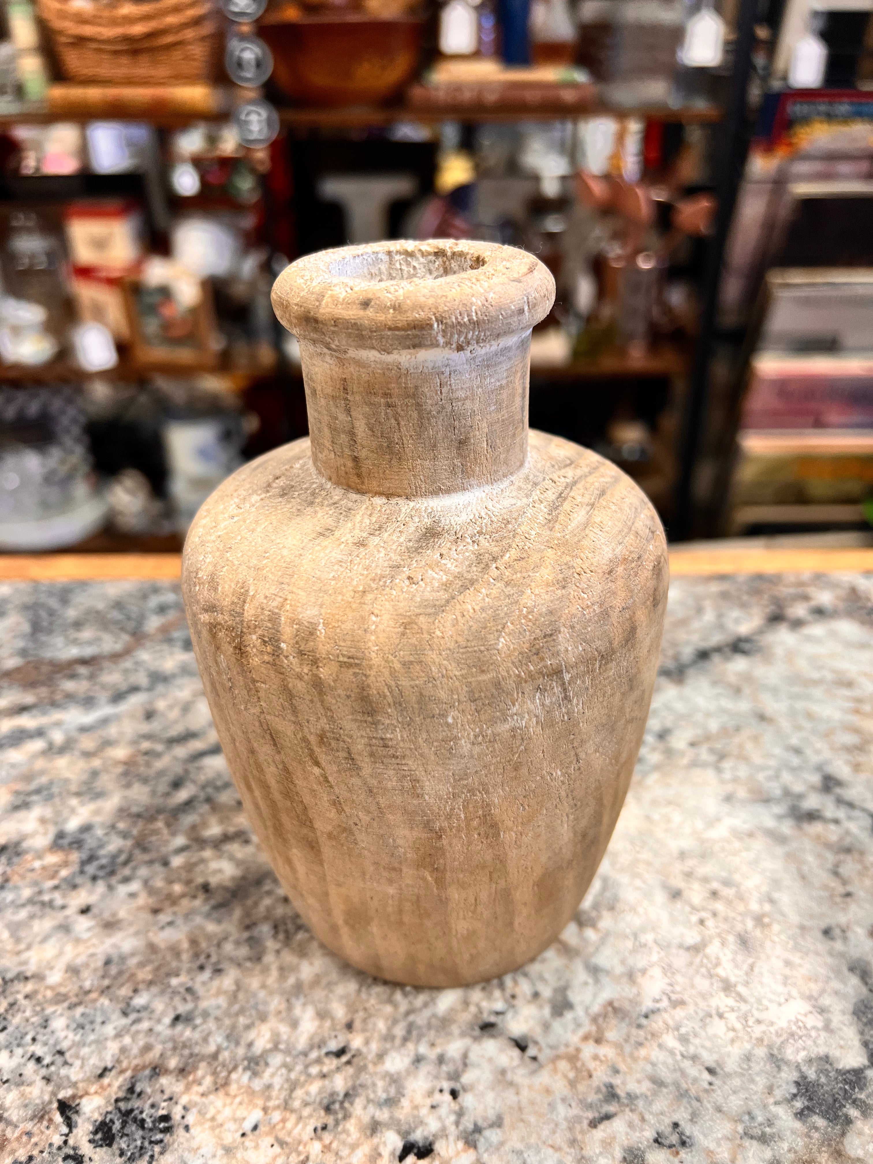 Wood Vase