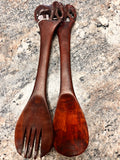 Wood Salad Set