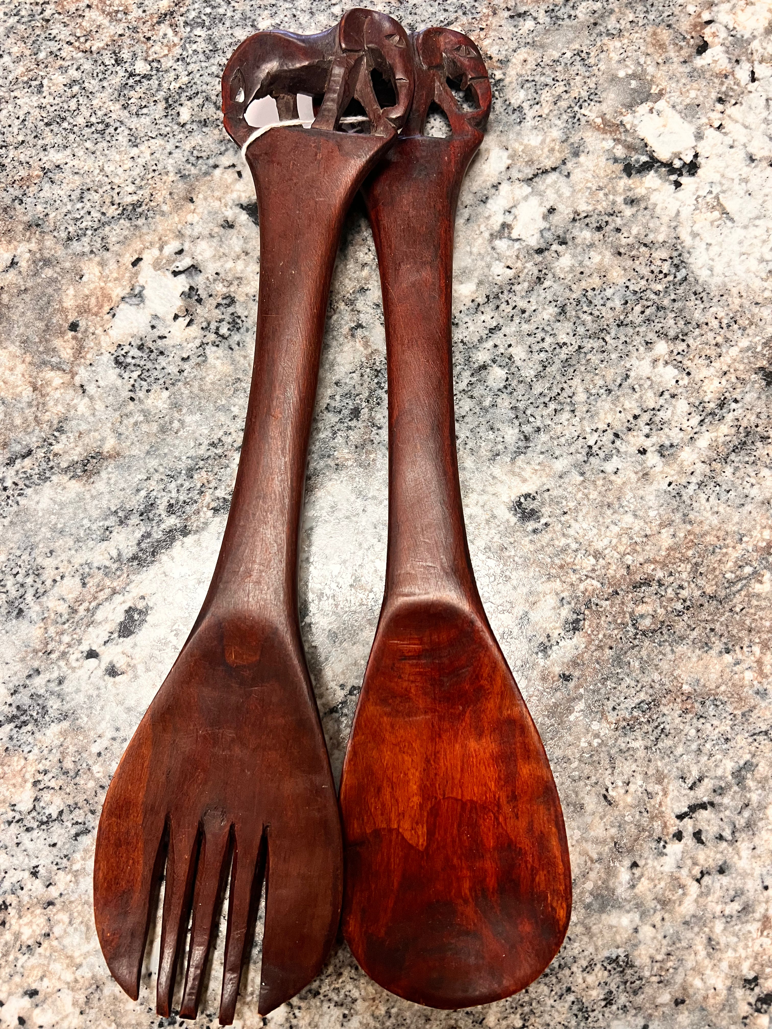 Wood Salad Set