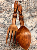 Wood Salad Set
