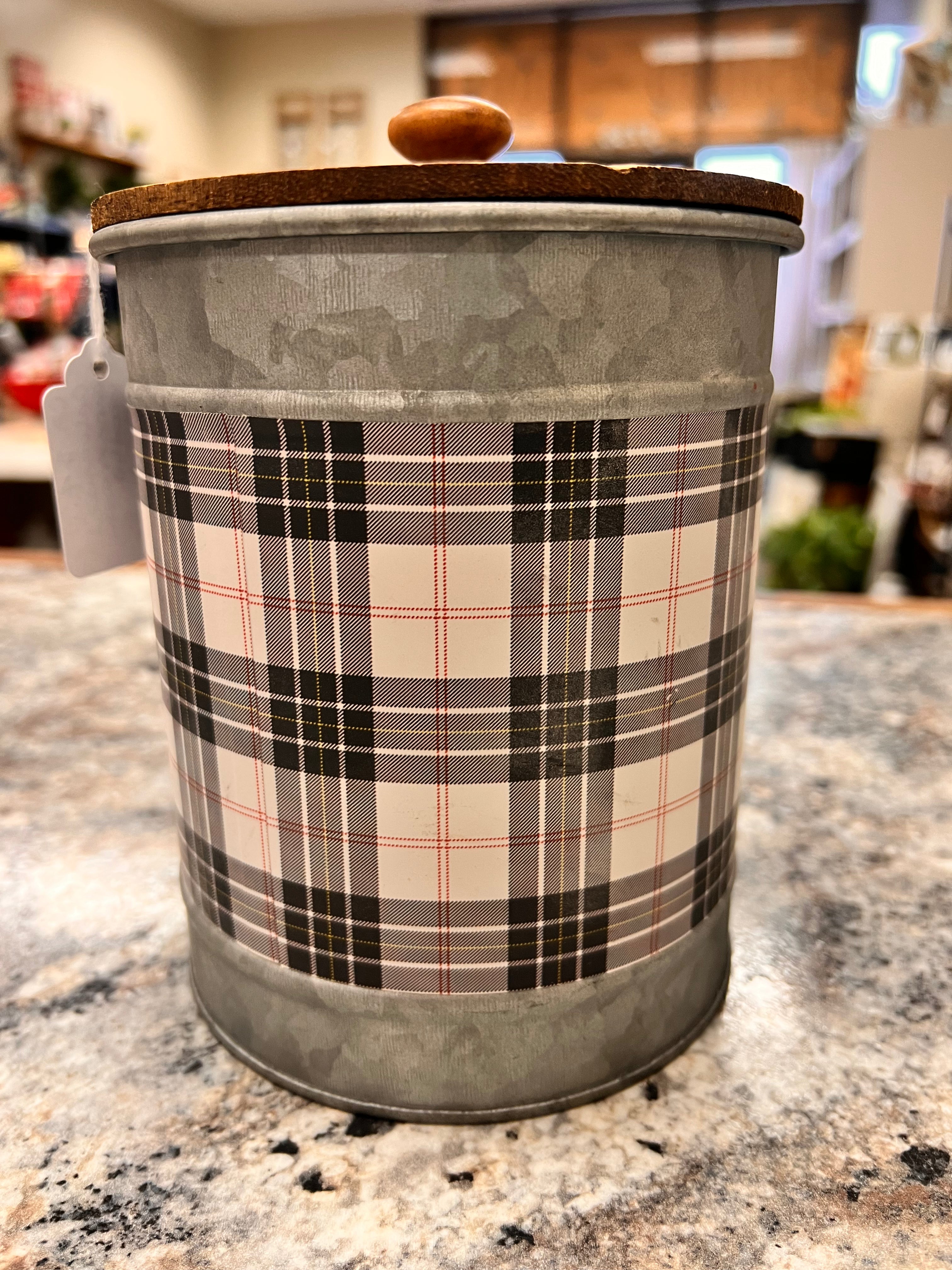 Galvanized Canister