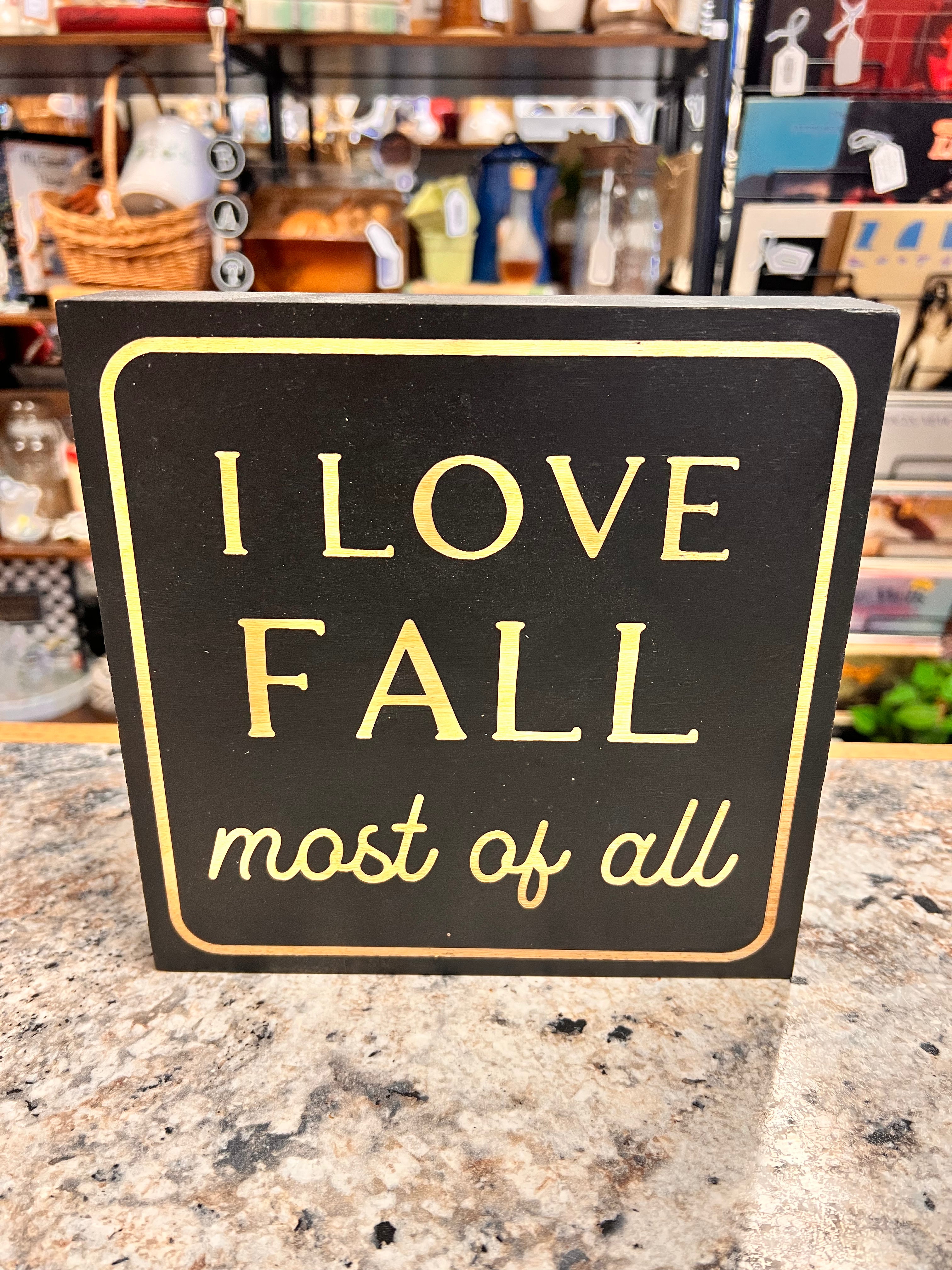 Fall Sign JM