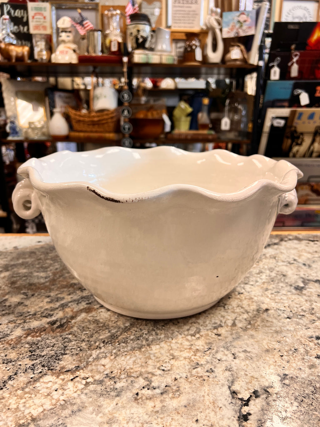 Heavy White Bowl