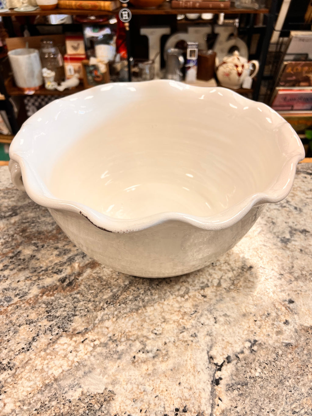 Heavy White Bowl