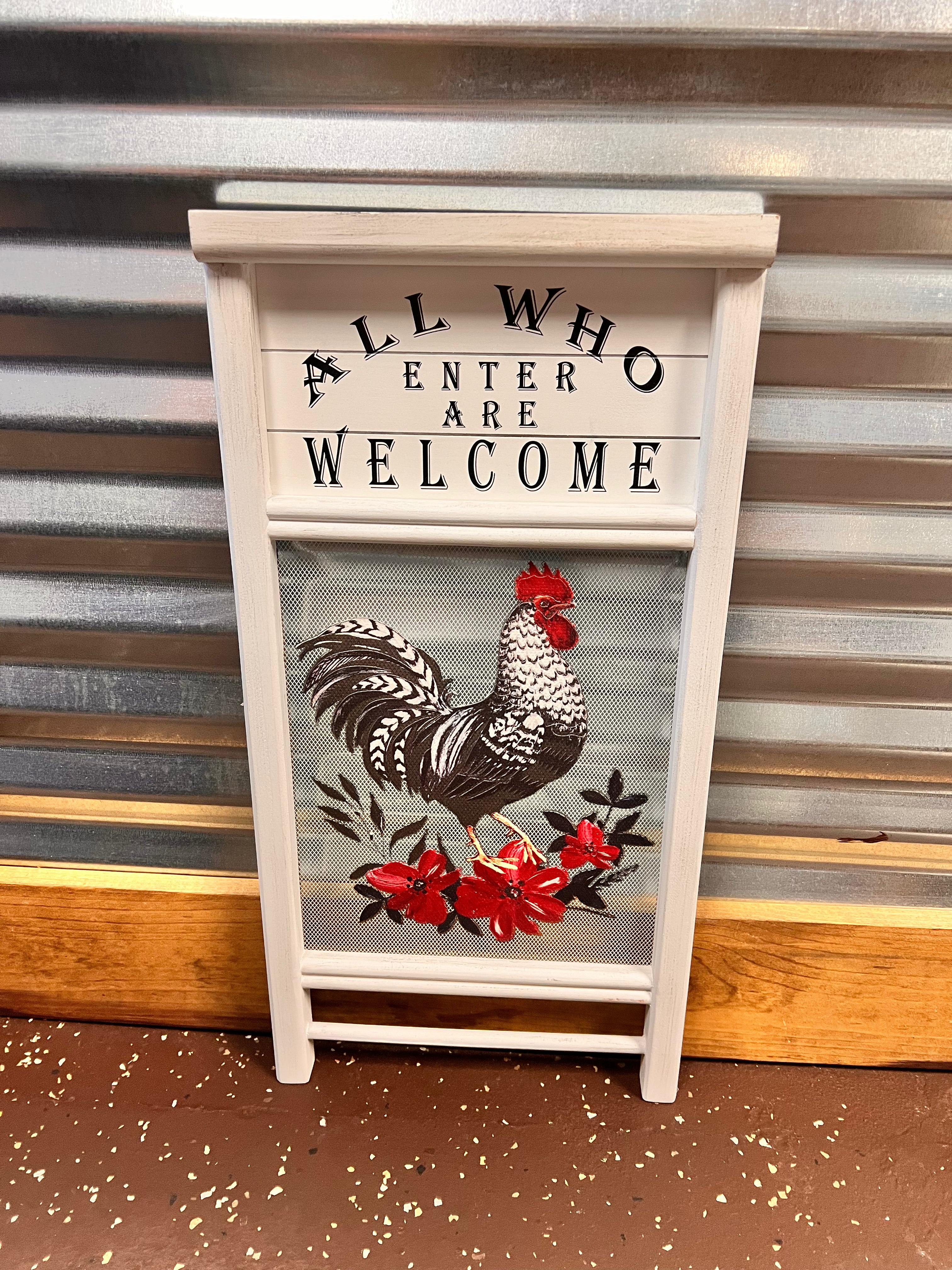 Welcome Sign JM