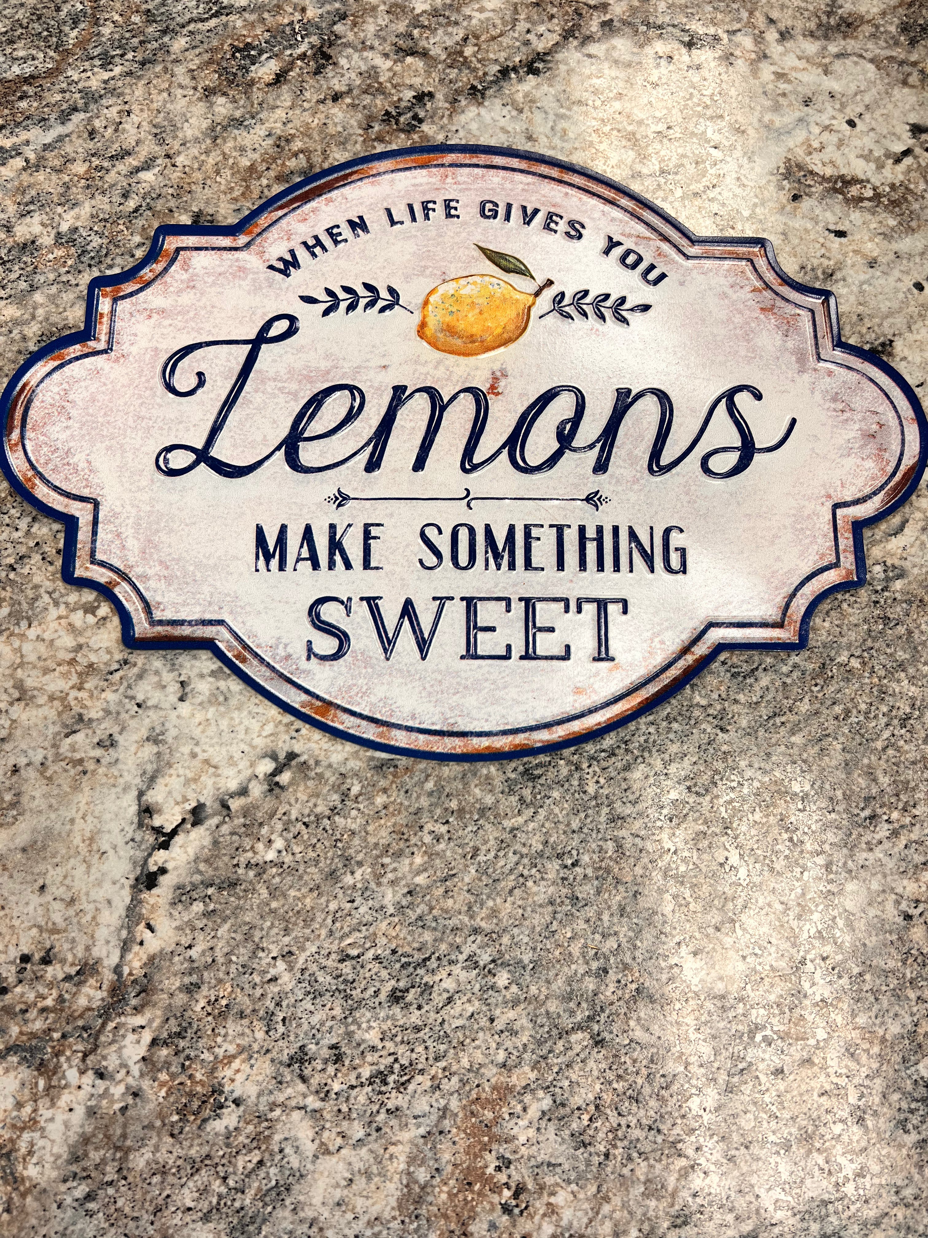 Lemon Sign