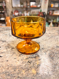 Amber Sherbet Dish