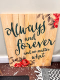 Wood Sign JM