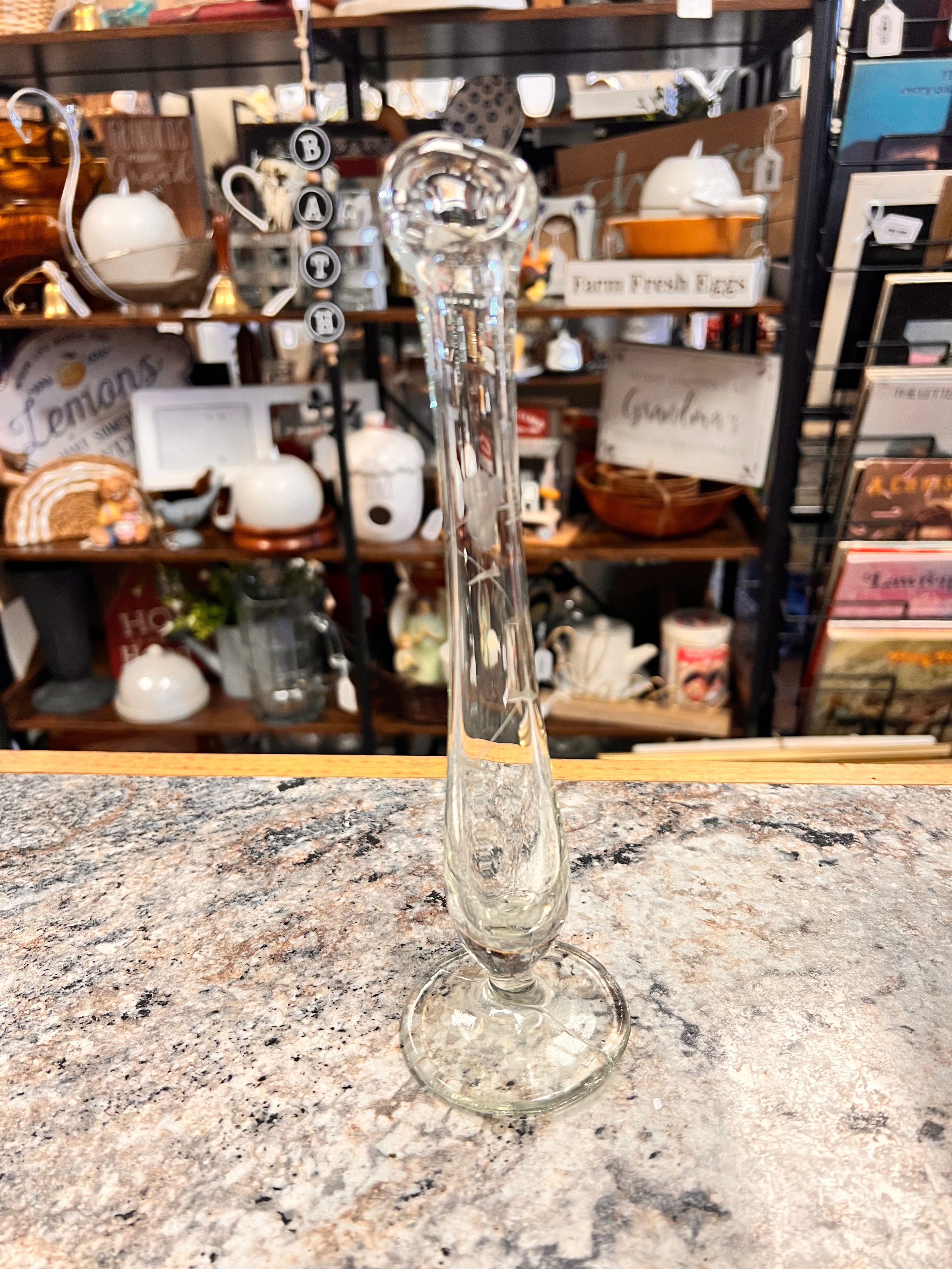 Etched Vase