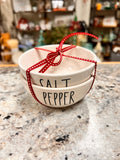 Salt Pepper Bowl Set