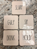 Rae Dunn Coaster Set