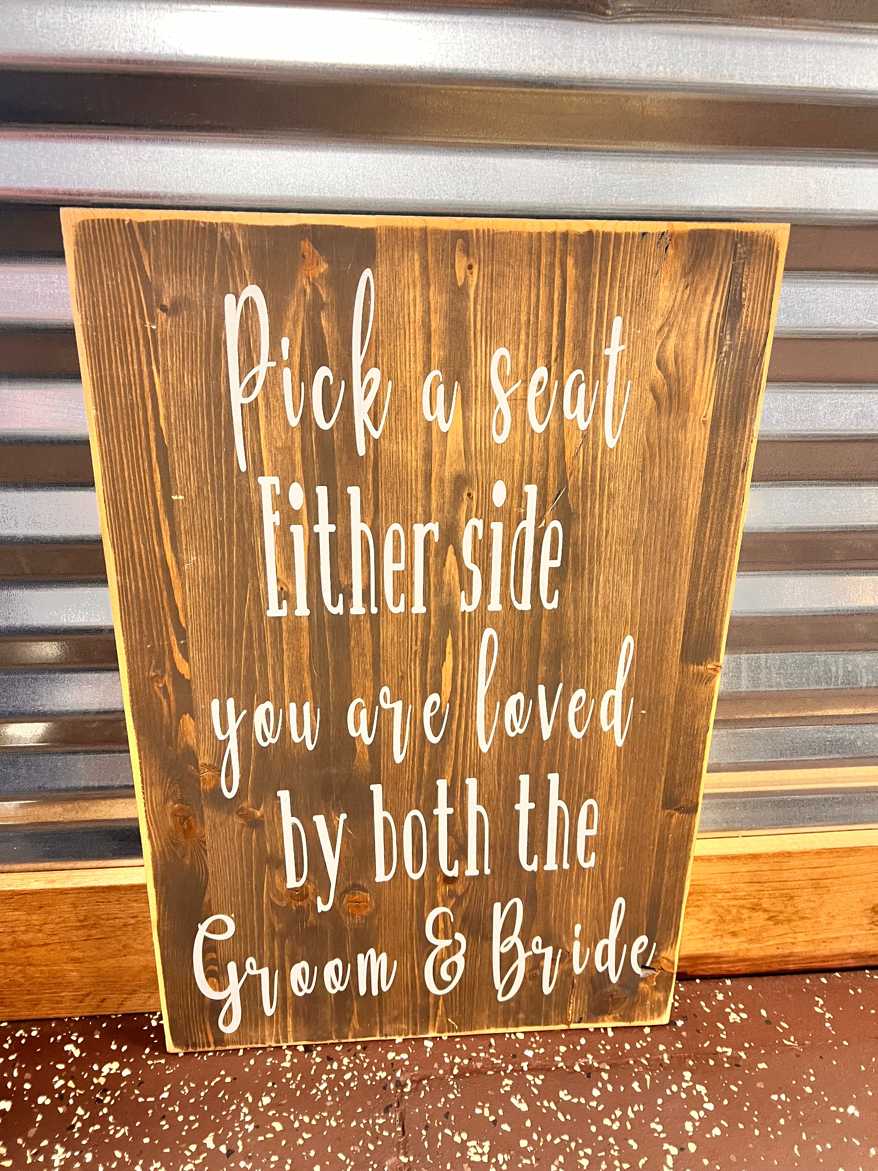 Wedding Sign