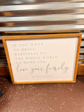 Mother Teresa Sign