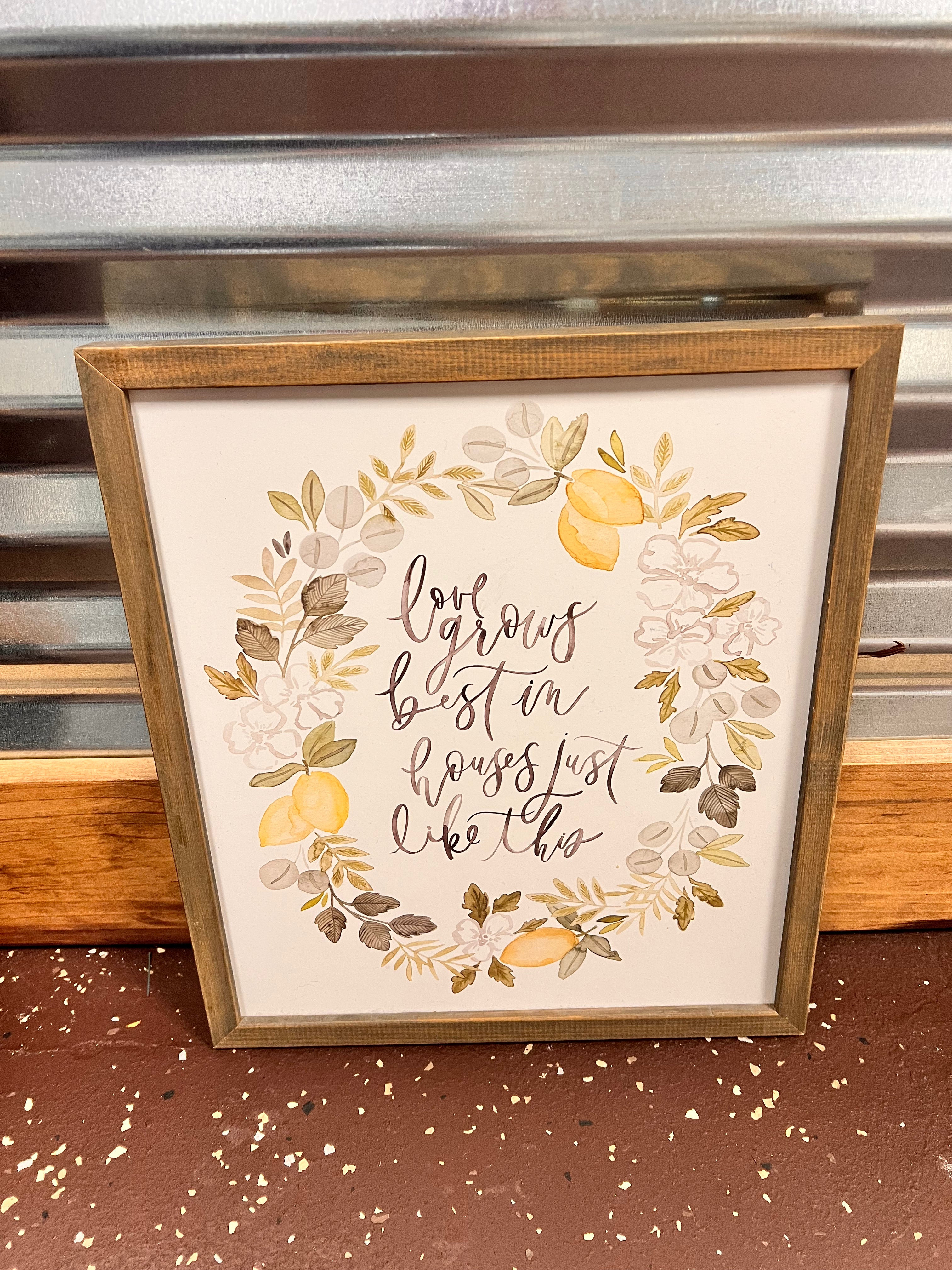 Love Grows Sign
