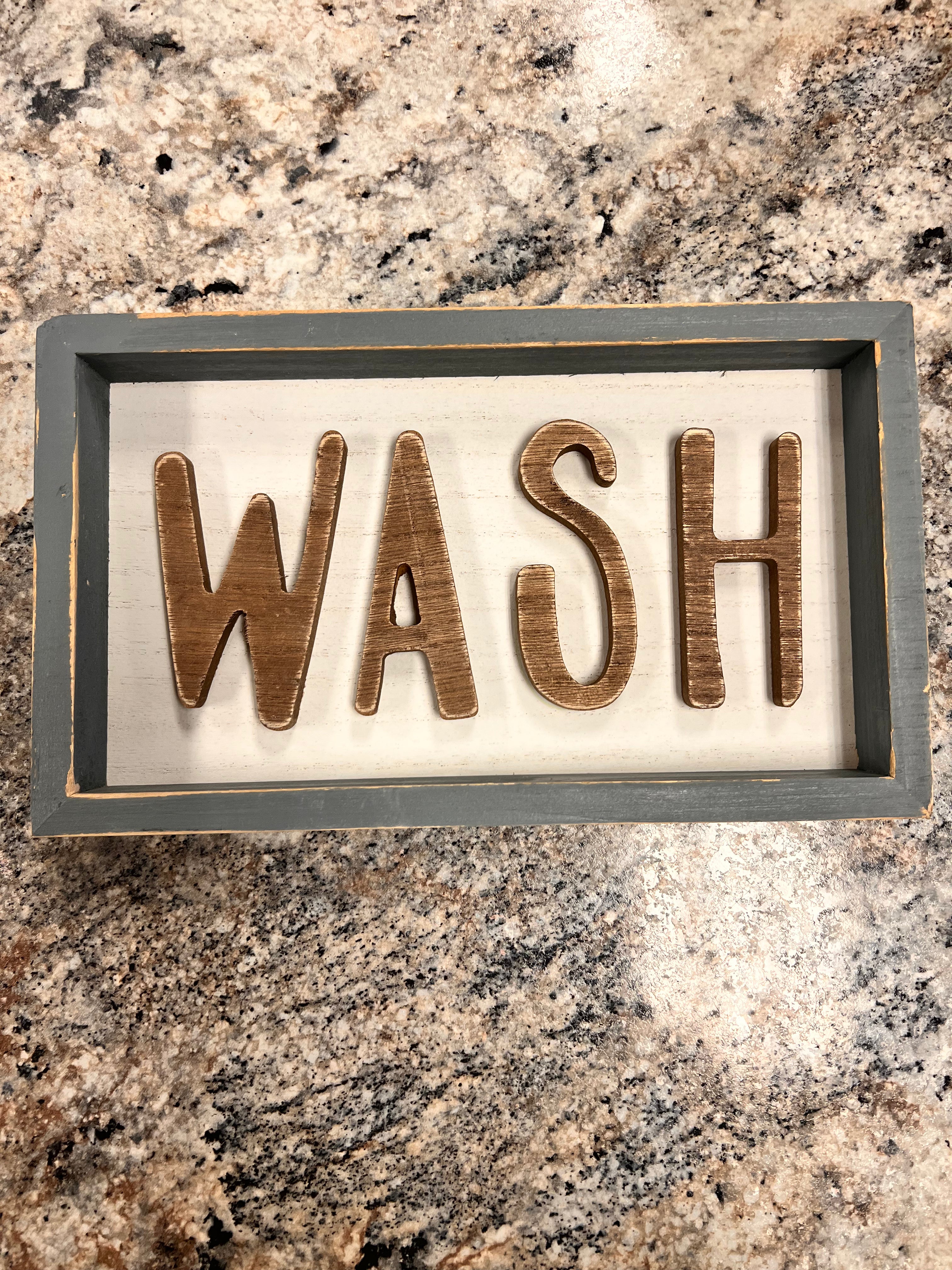 Wash Sign