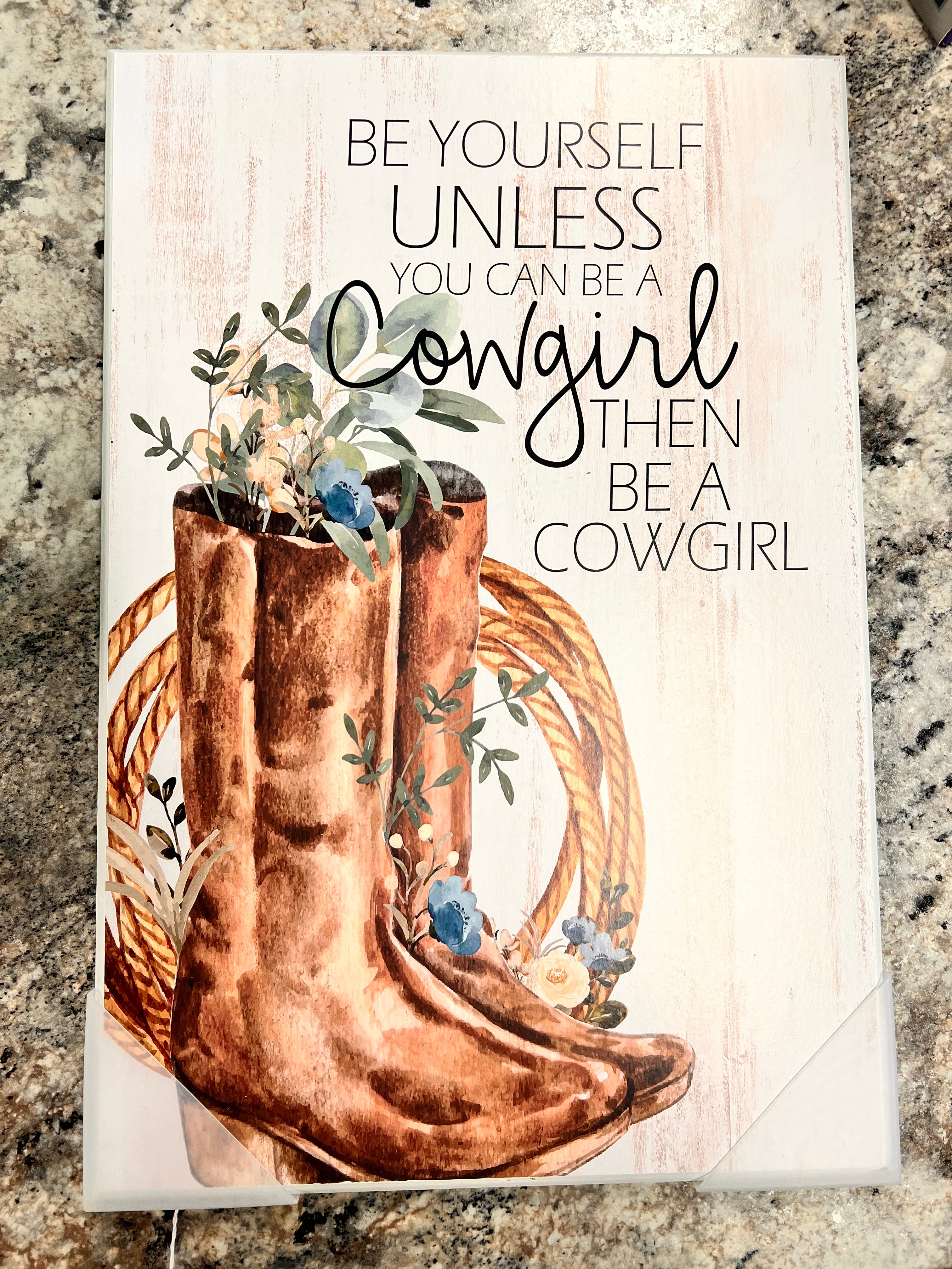 Cowgirl Sign