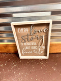 Love Story Sign