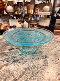 Blue Cake Plate