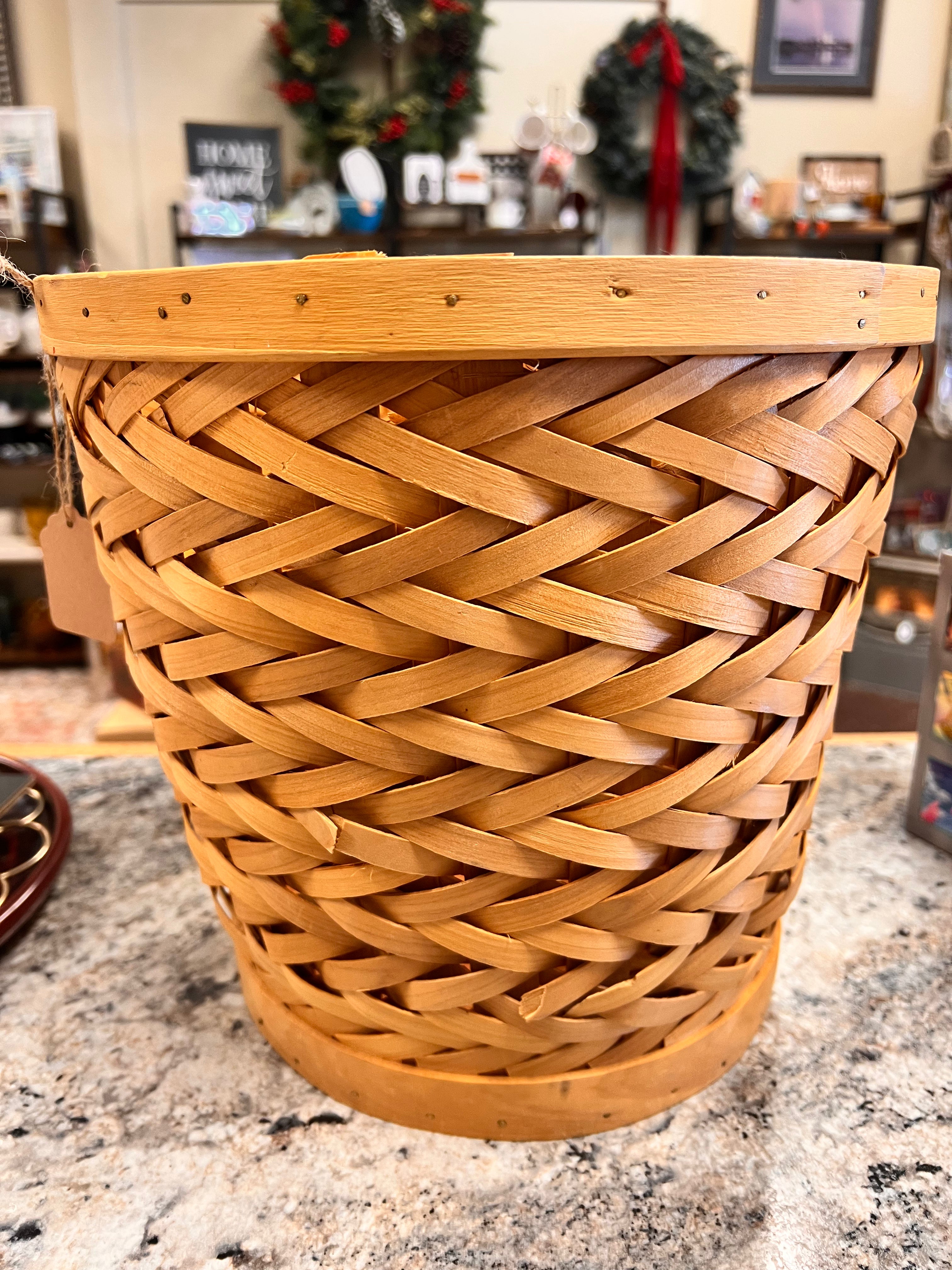 Wood Basket Decor