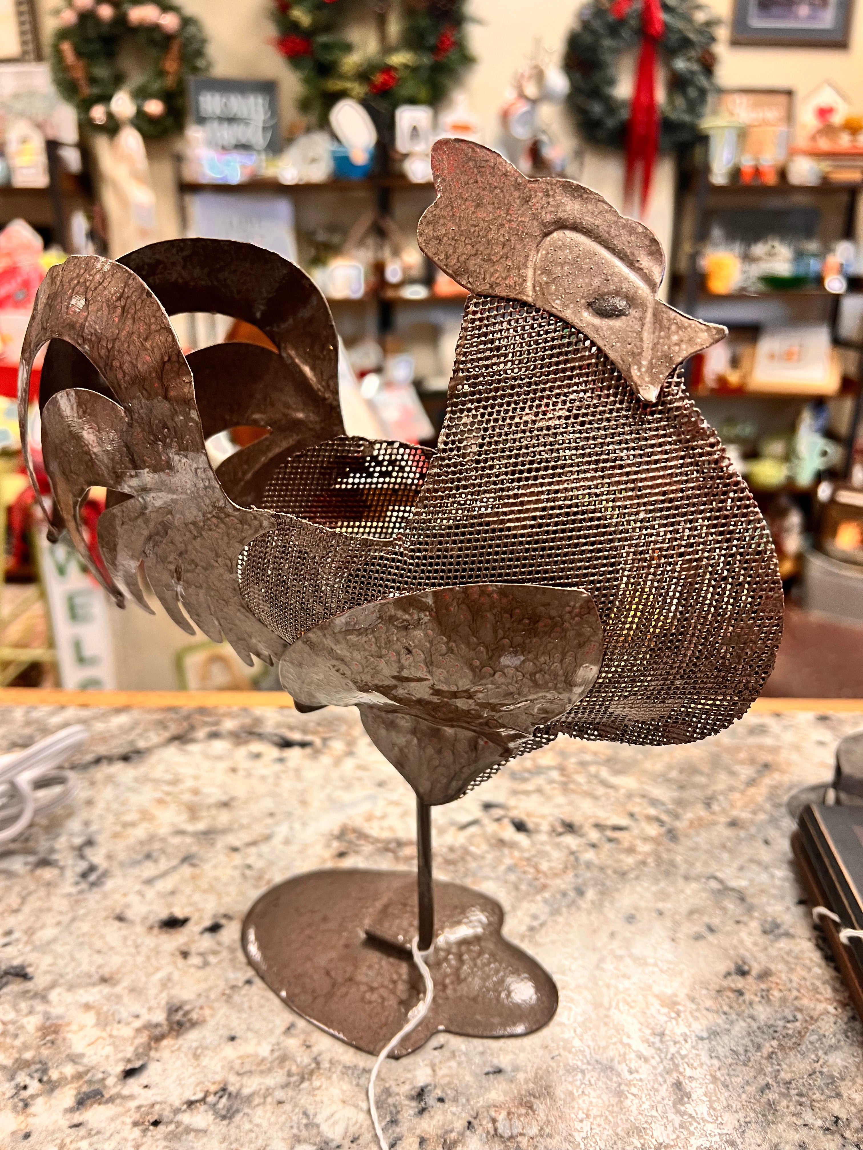 Rooster Candle Holder