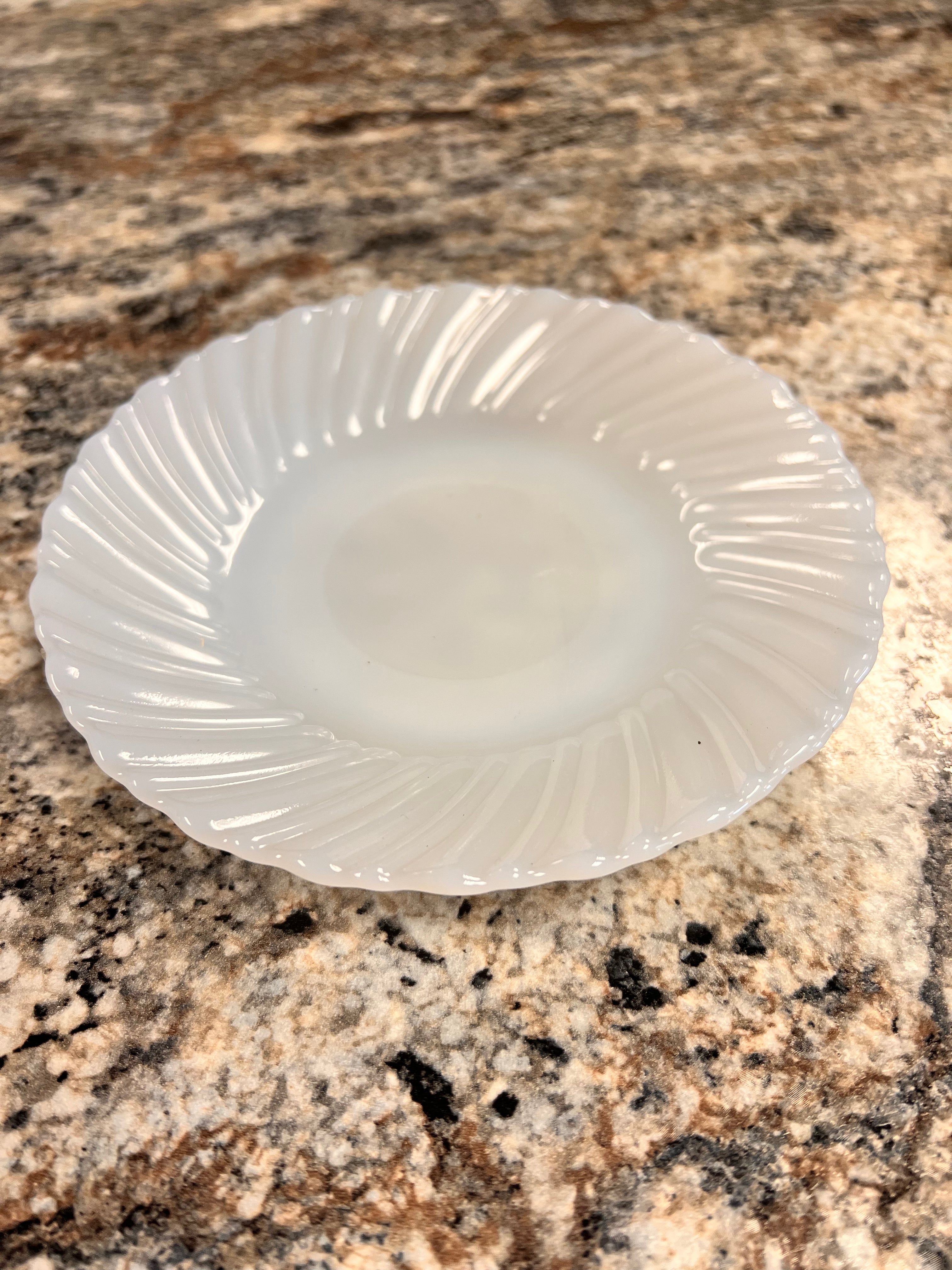Milk Glass Plate