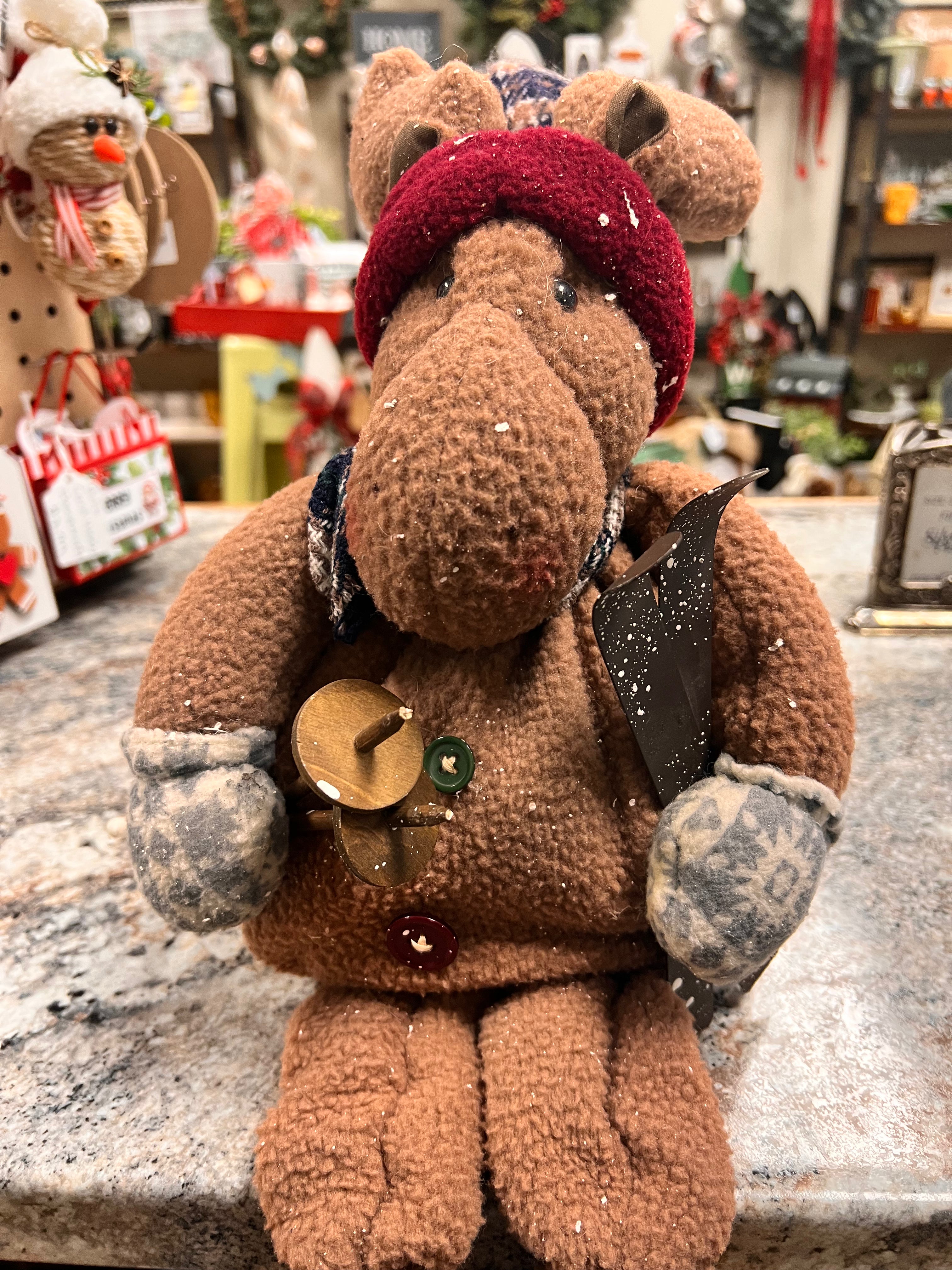 Shelf Sitting Moose