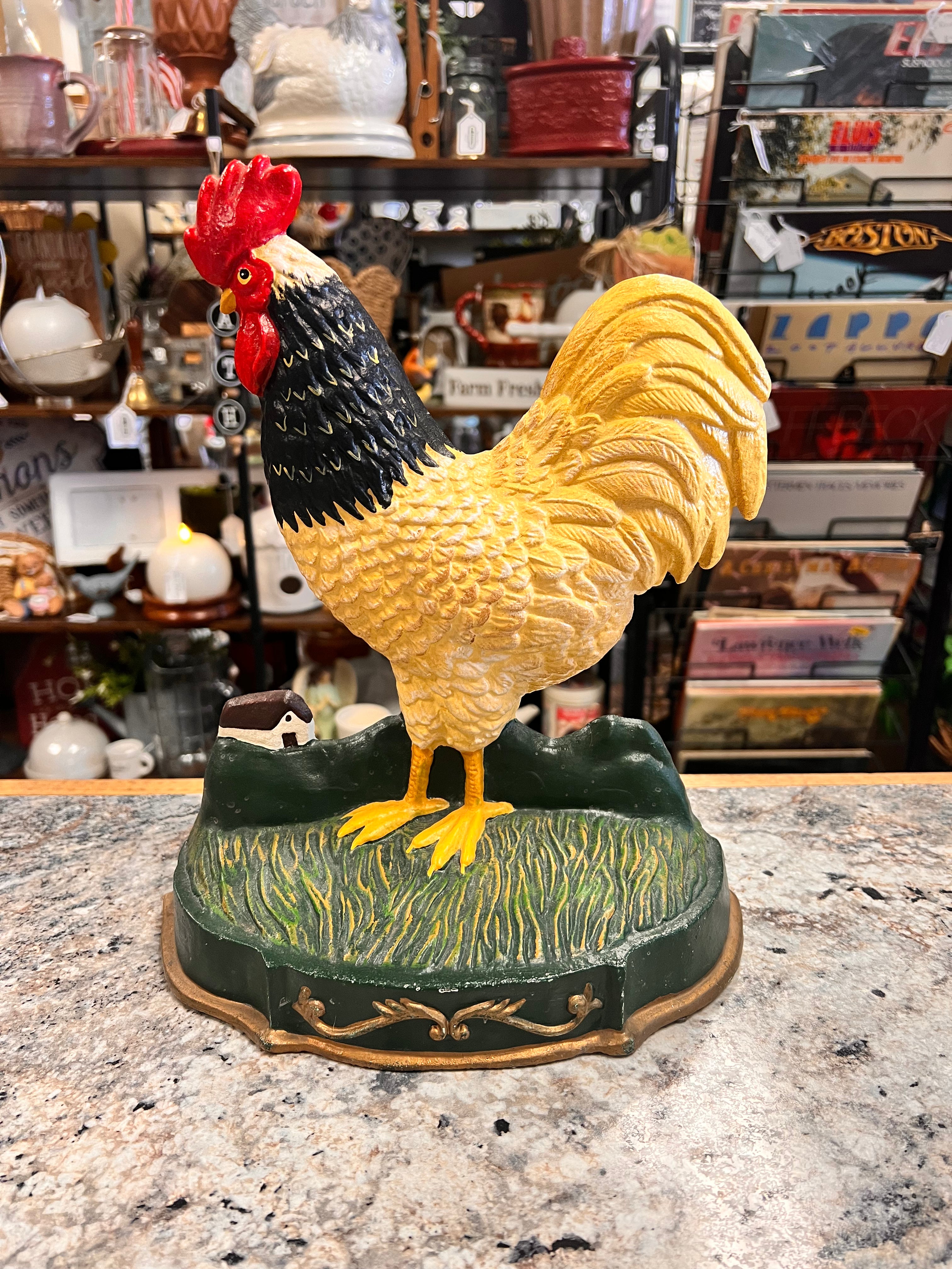 Rooster Door Stop