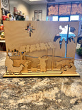 Engraved Nativity