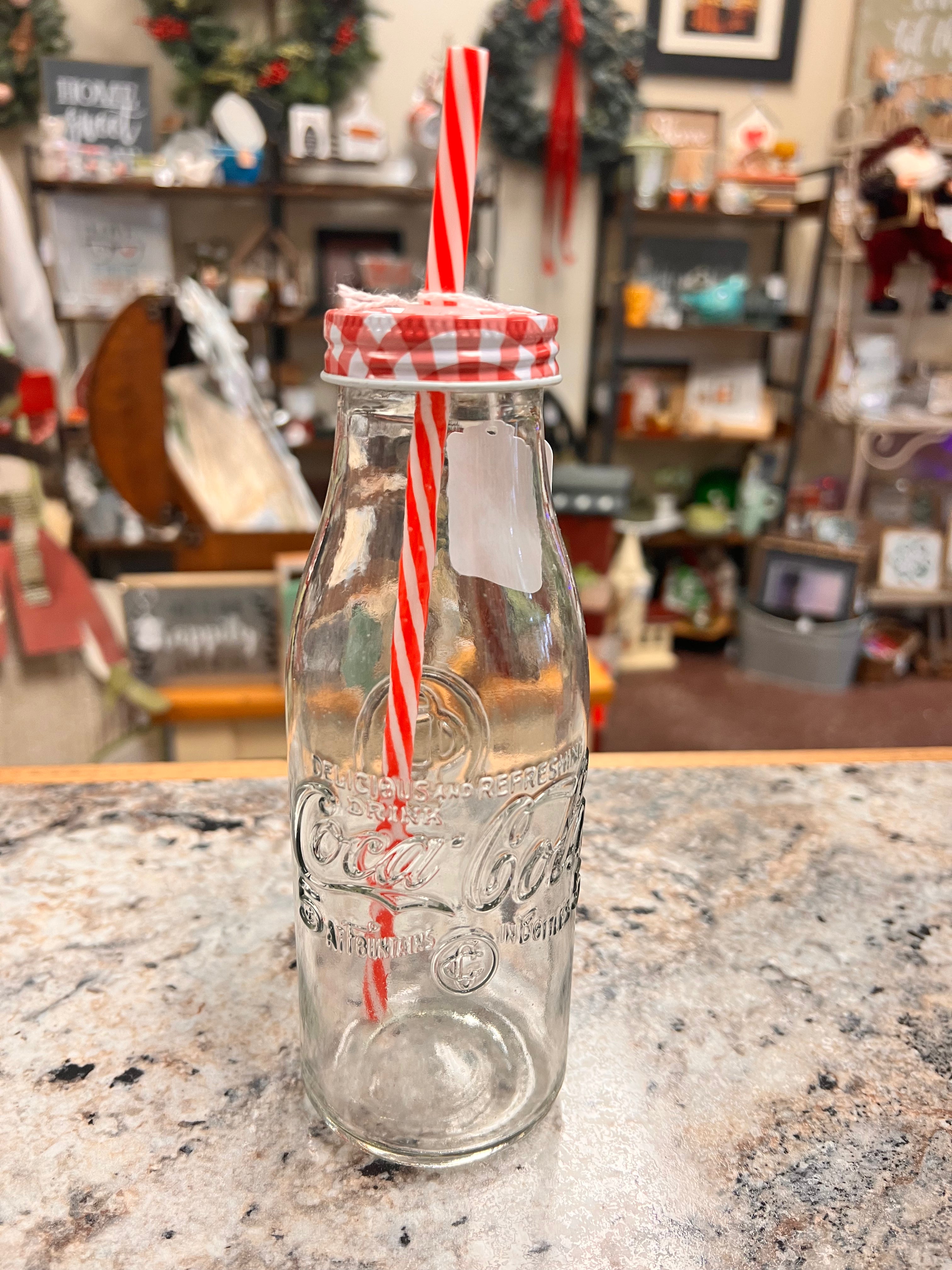 Coke Bottle & Straw
