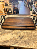 Wood/Metal Tray