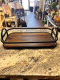 Wood/Metal Tray