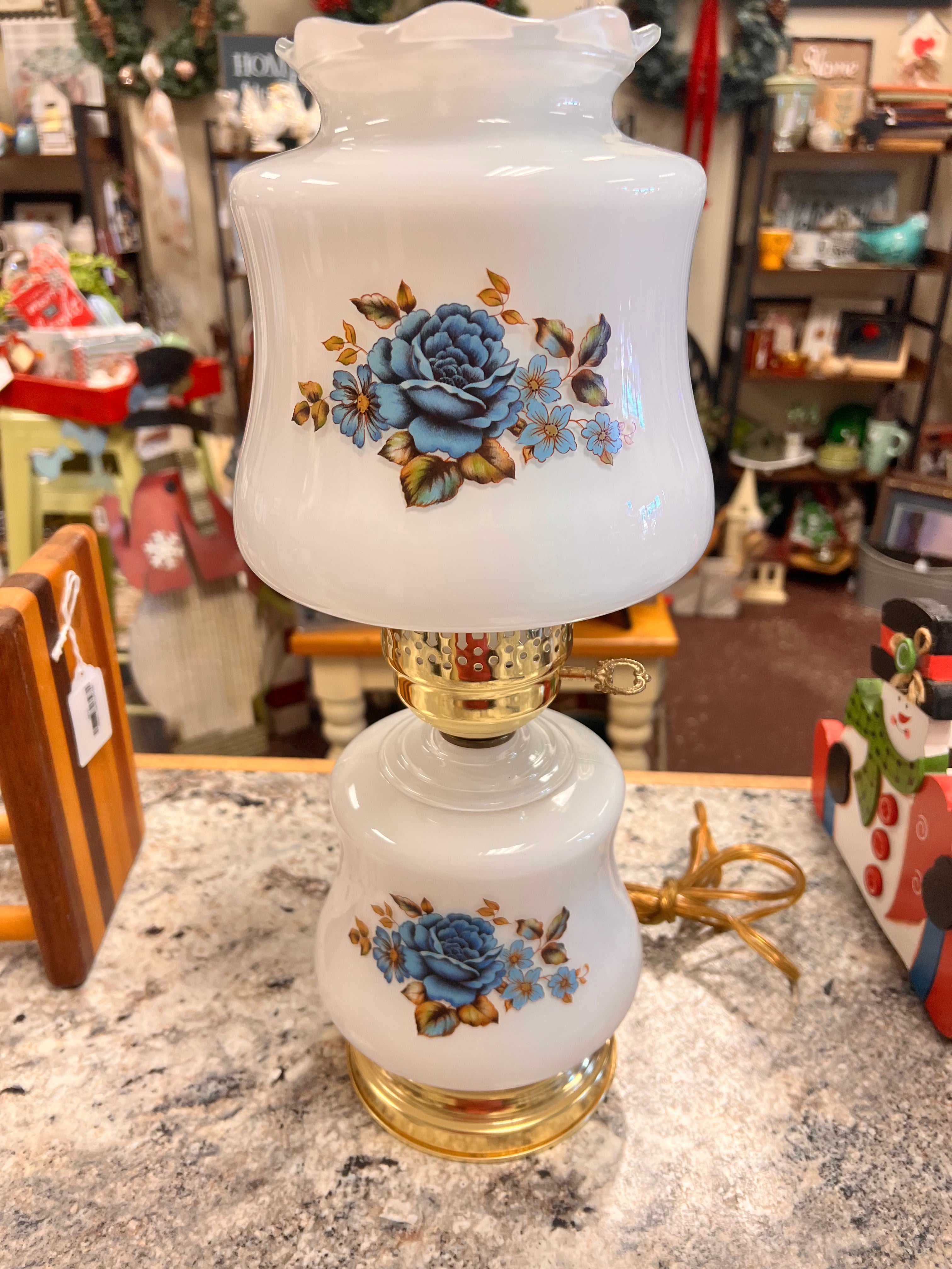 Vintage Hurricane Lamp