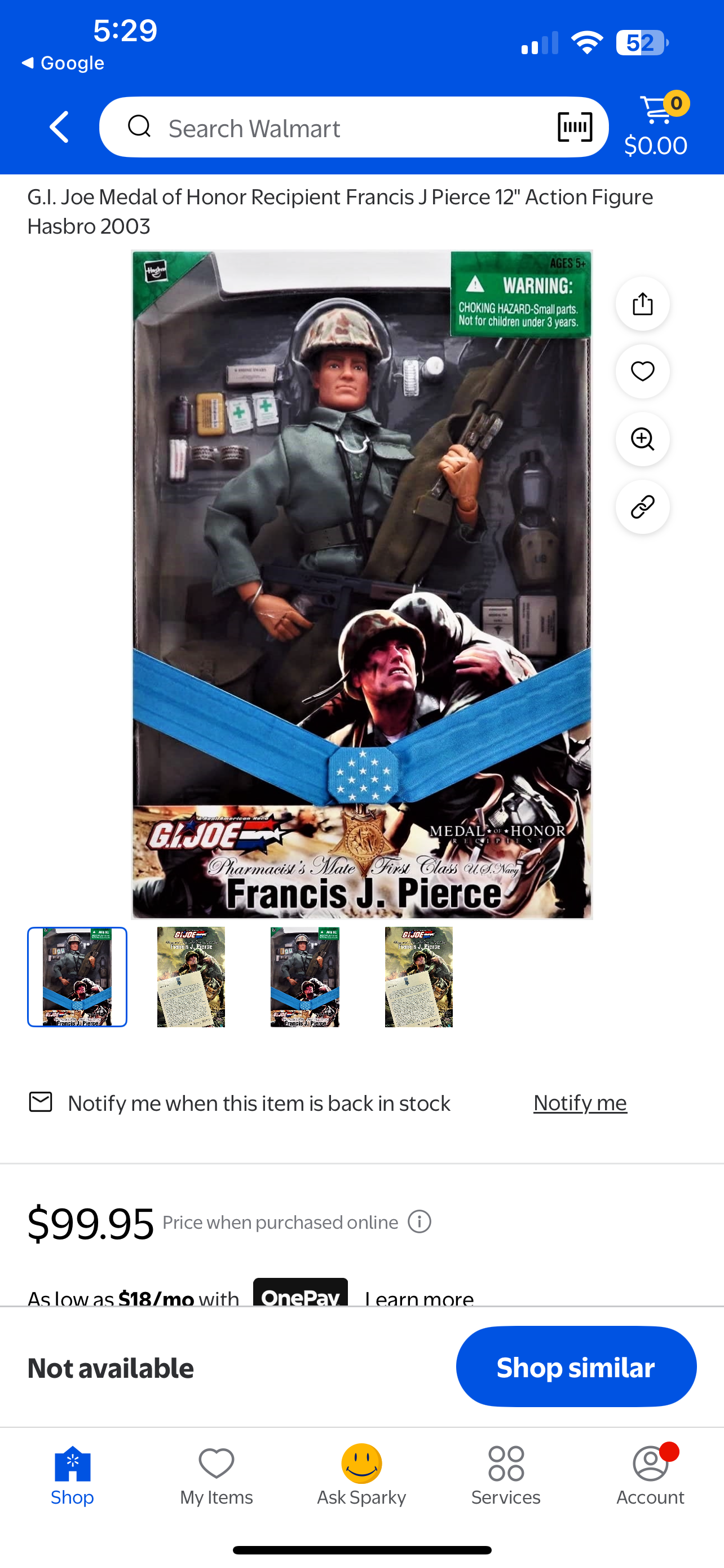GI Joe Francis J Pierce