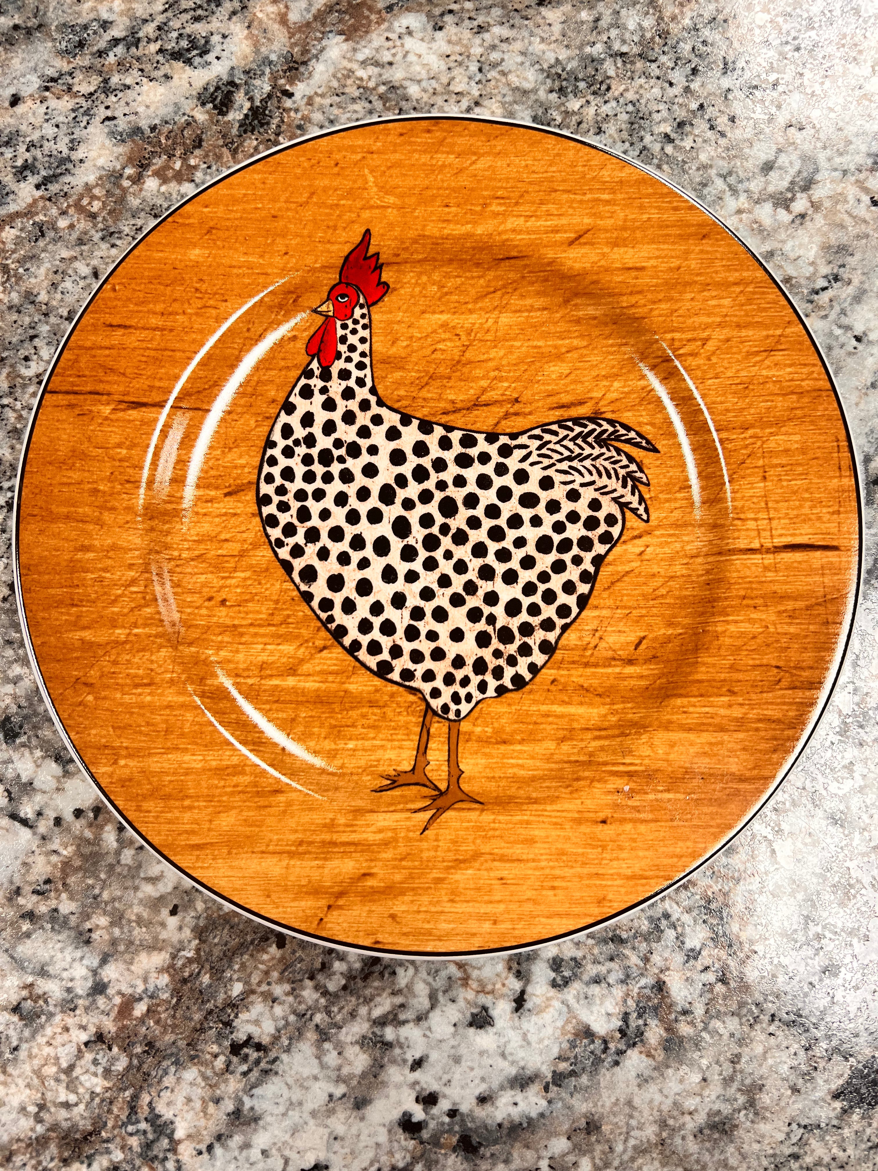 Rooster Plate