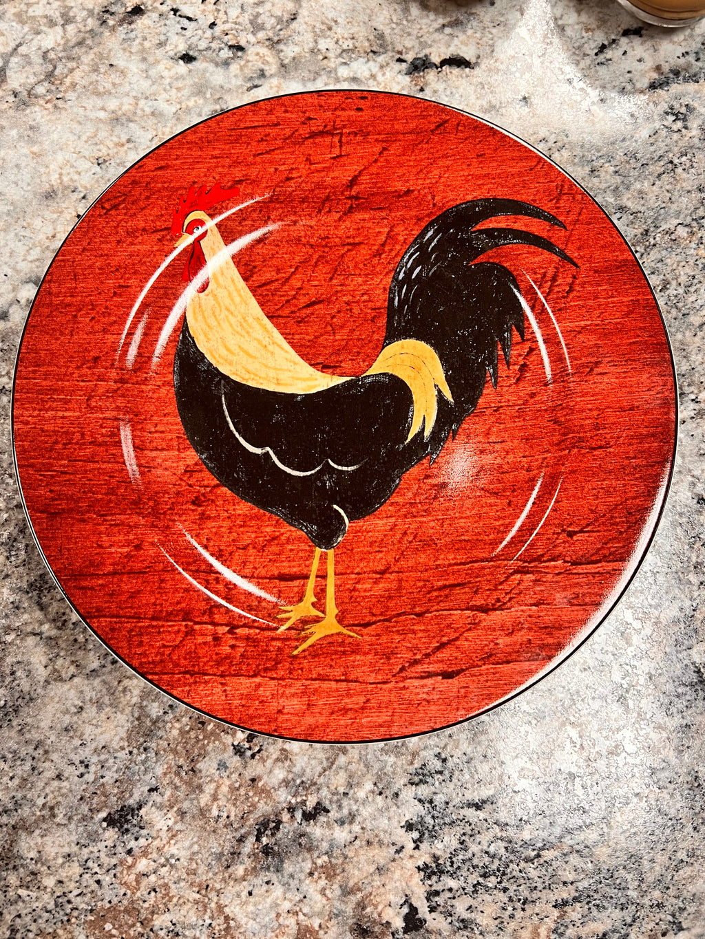Rooster Plate