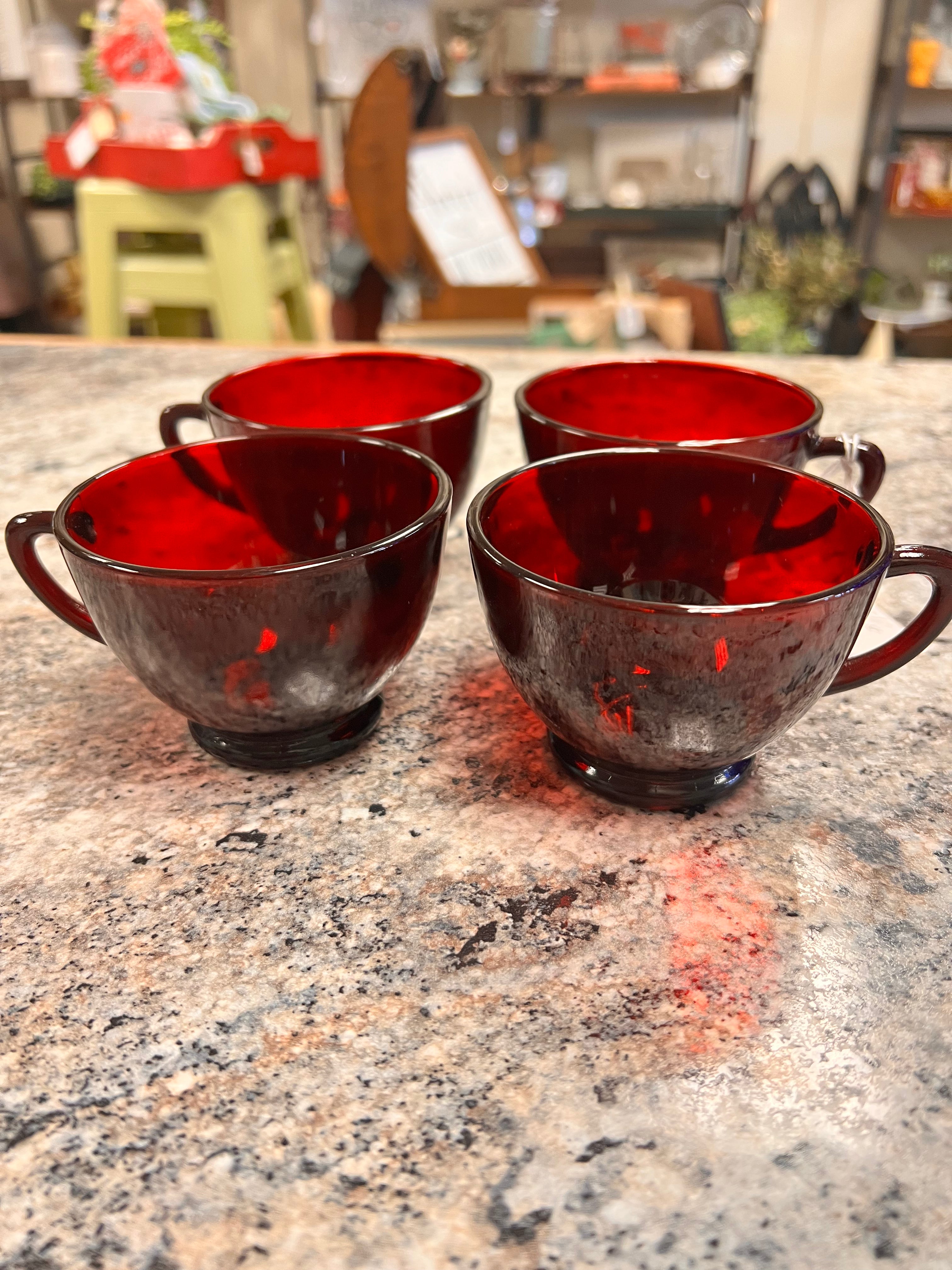 Ruby Tea Cup