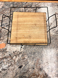 Wood/Metal Tray