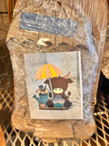 Highland Cow Wood Kit