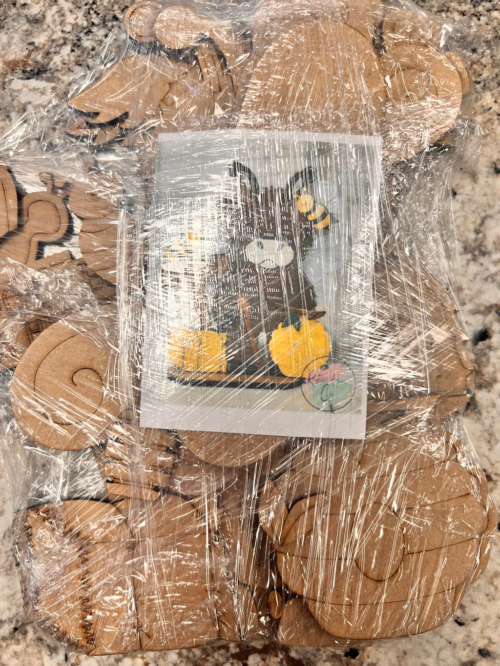 Highland Cow Wood Kit