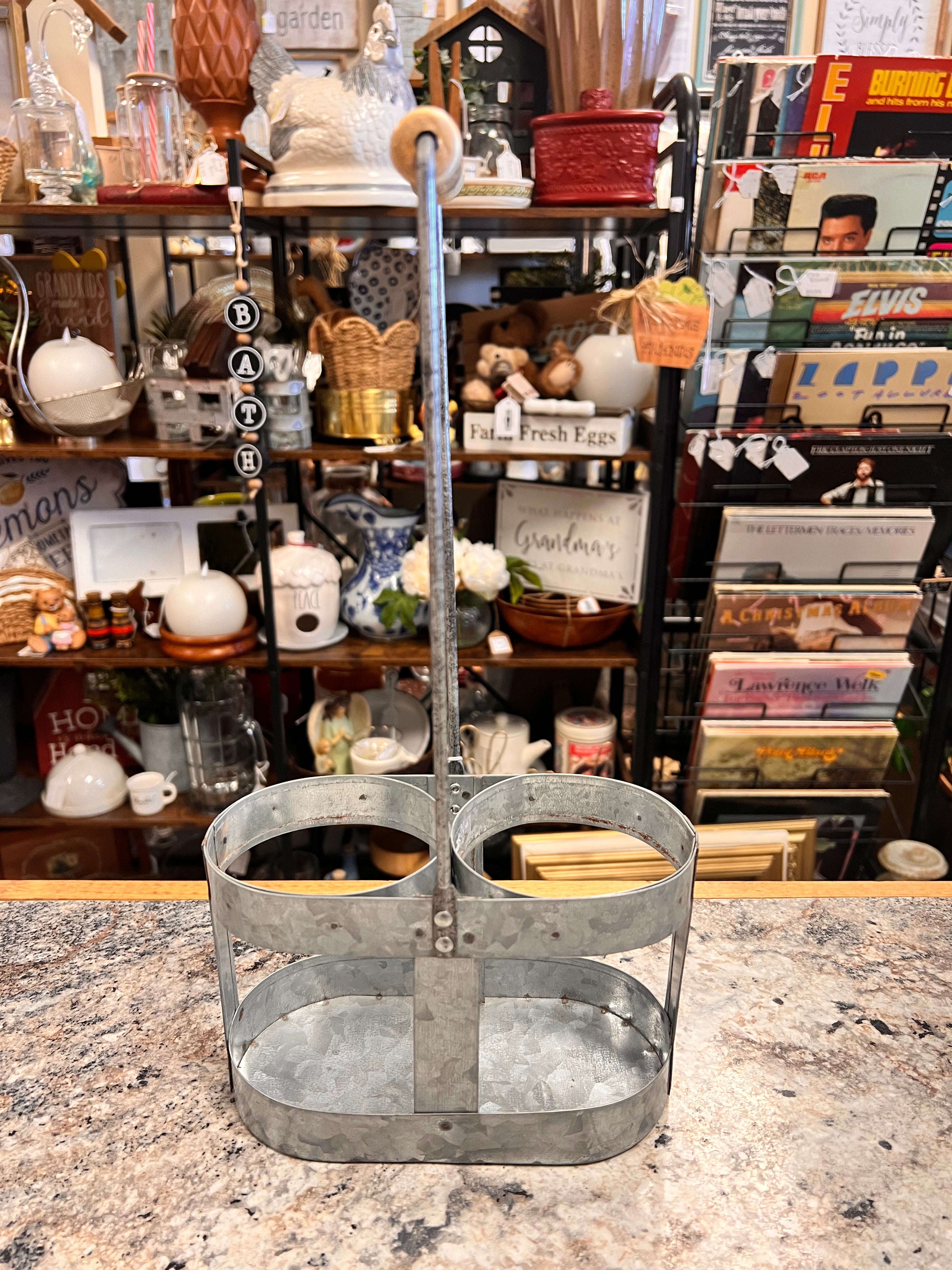 Tin Bottle Holder