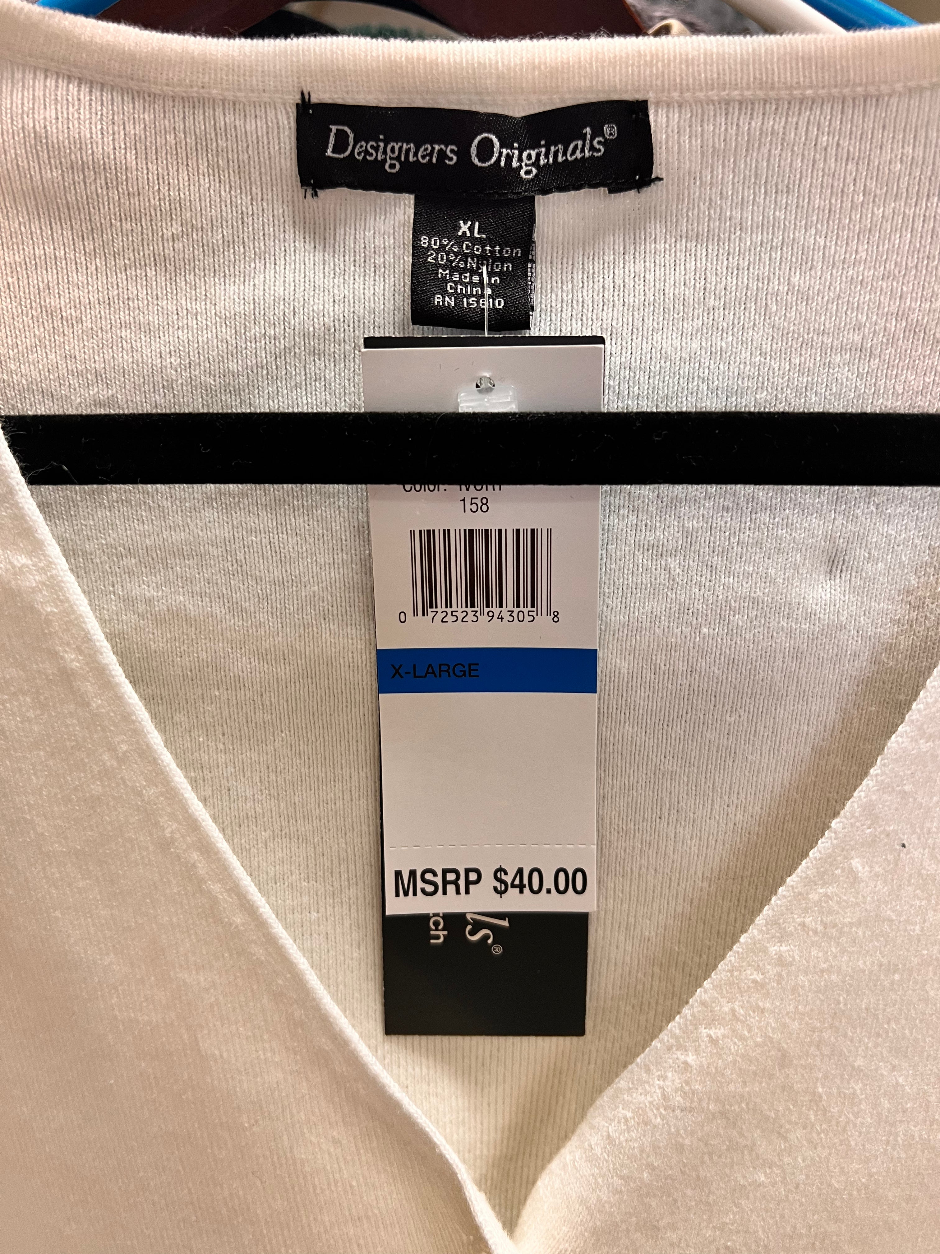 Cream Long Sleeve XL