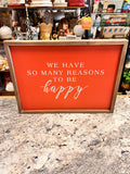 Happy Sign