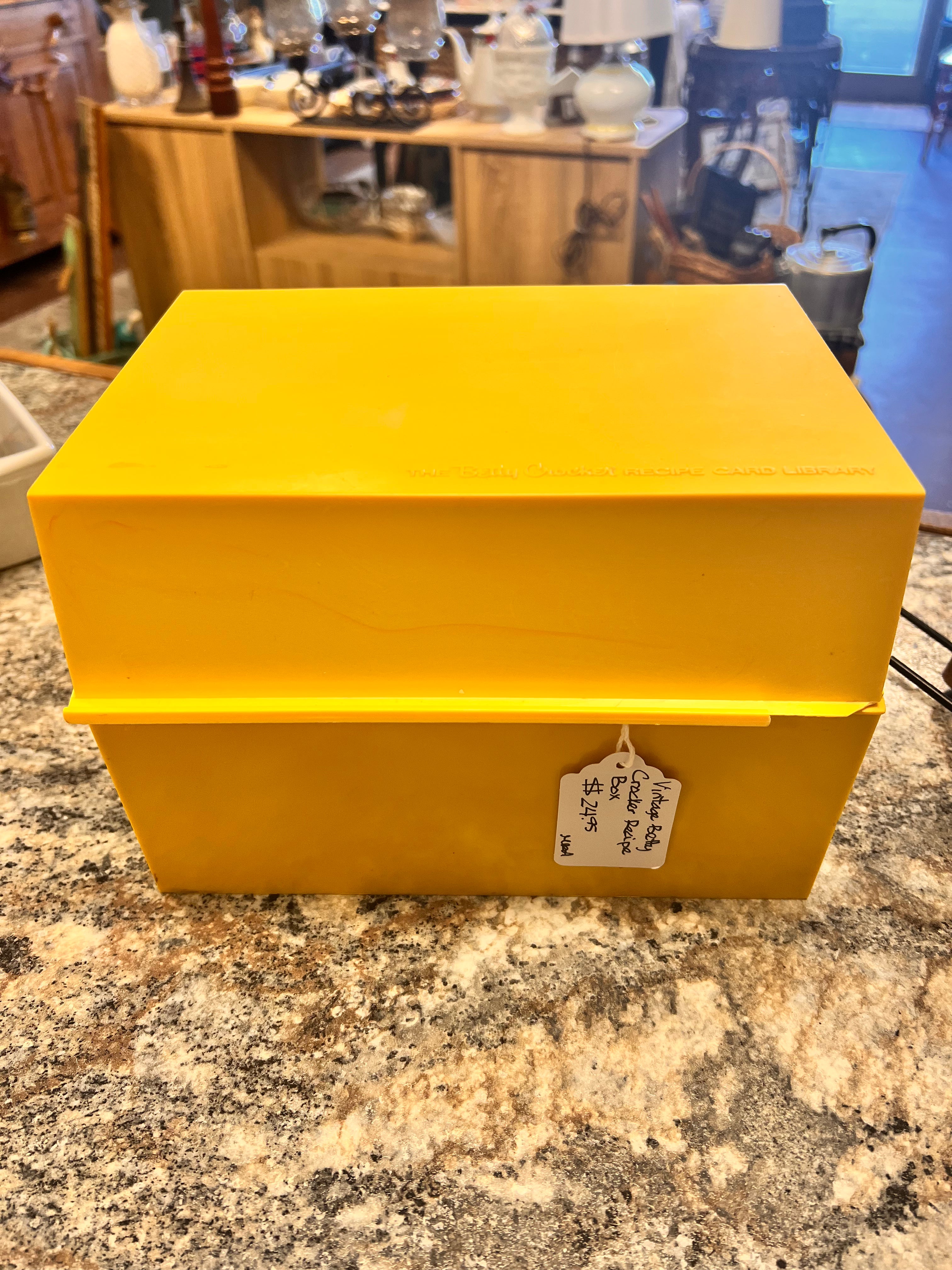 Vintage Recipe Box